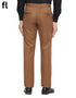 Men's Formal Brown Premium Pant Suiting Stuff Export Quality